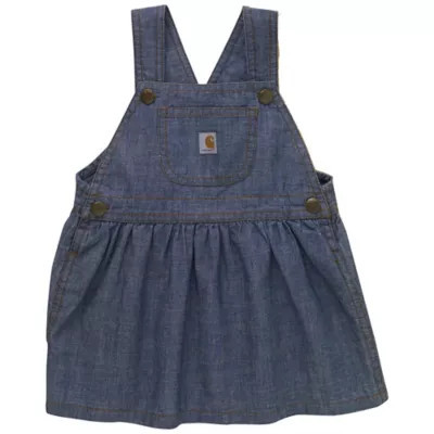 Carhartt Girls' Kids' Denim Chambray Jumper | Tractor Supply