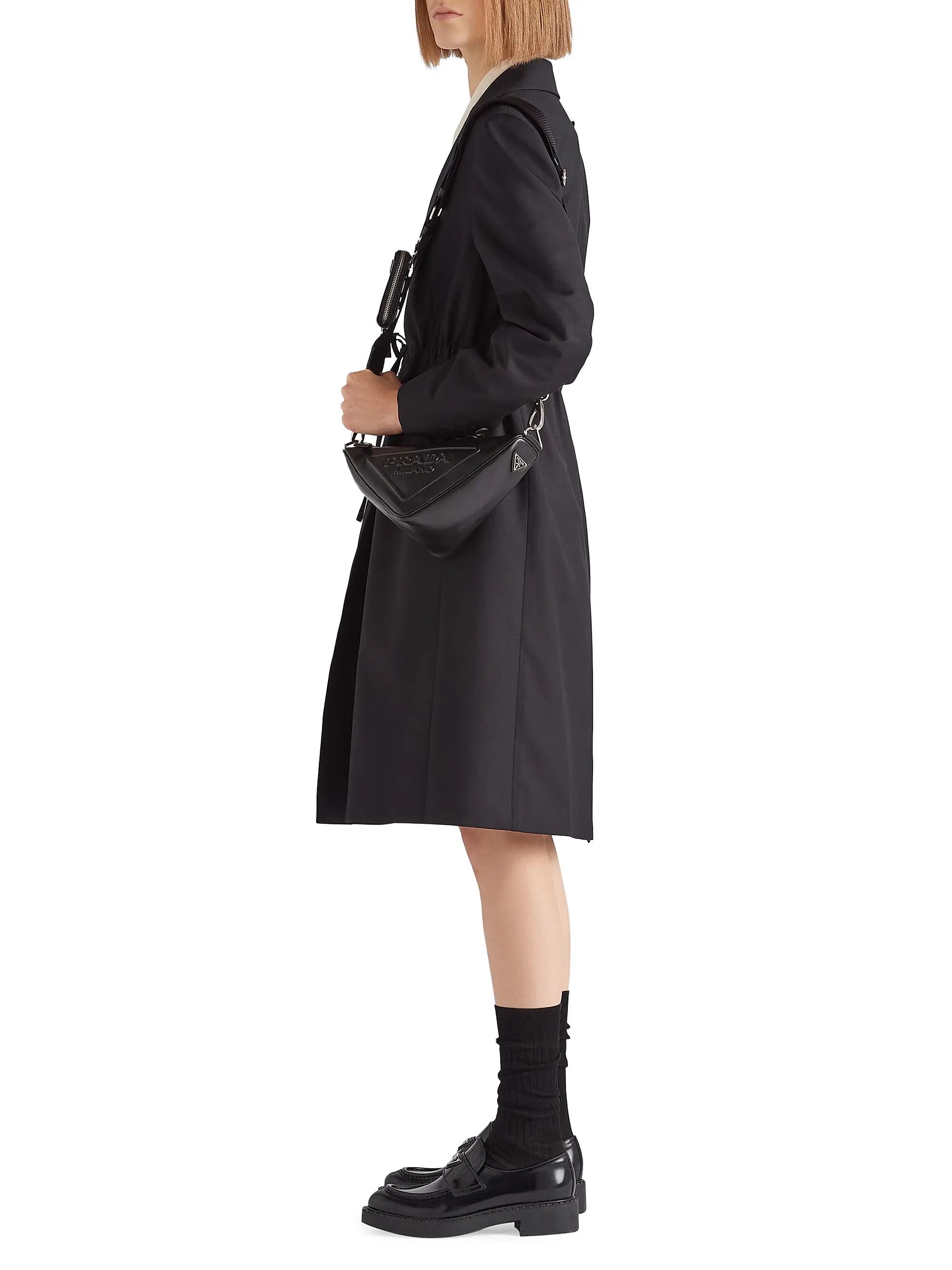 Triangle Leather Shoulder Bag | Saks Fifth Avenue