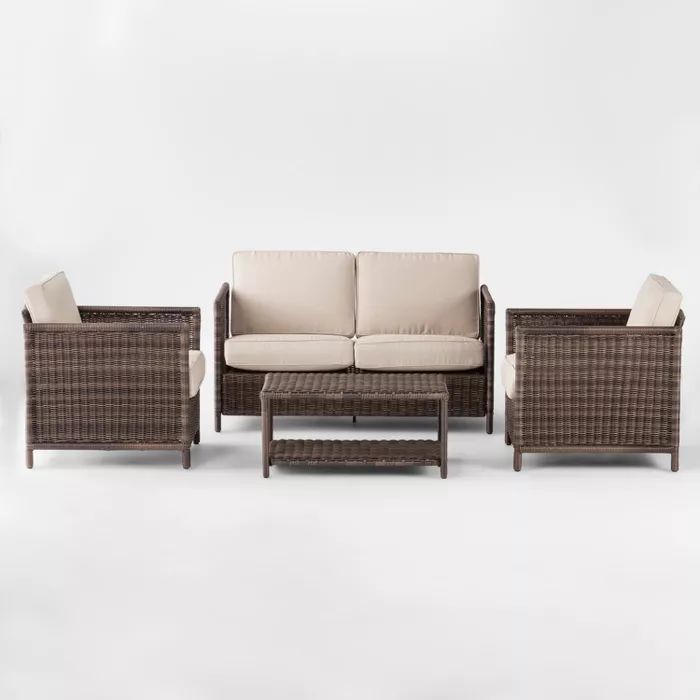 Monroe 4pc Patio Conversation Set - Threshold™ | Target