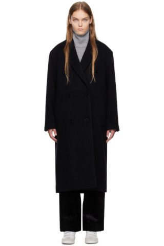 Black Theodore Coat | SSENSE