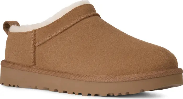 Classic Micro Genuine Shearling Lined Slip-On (Women) | Nordstrom