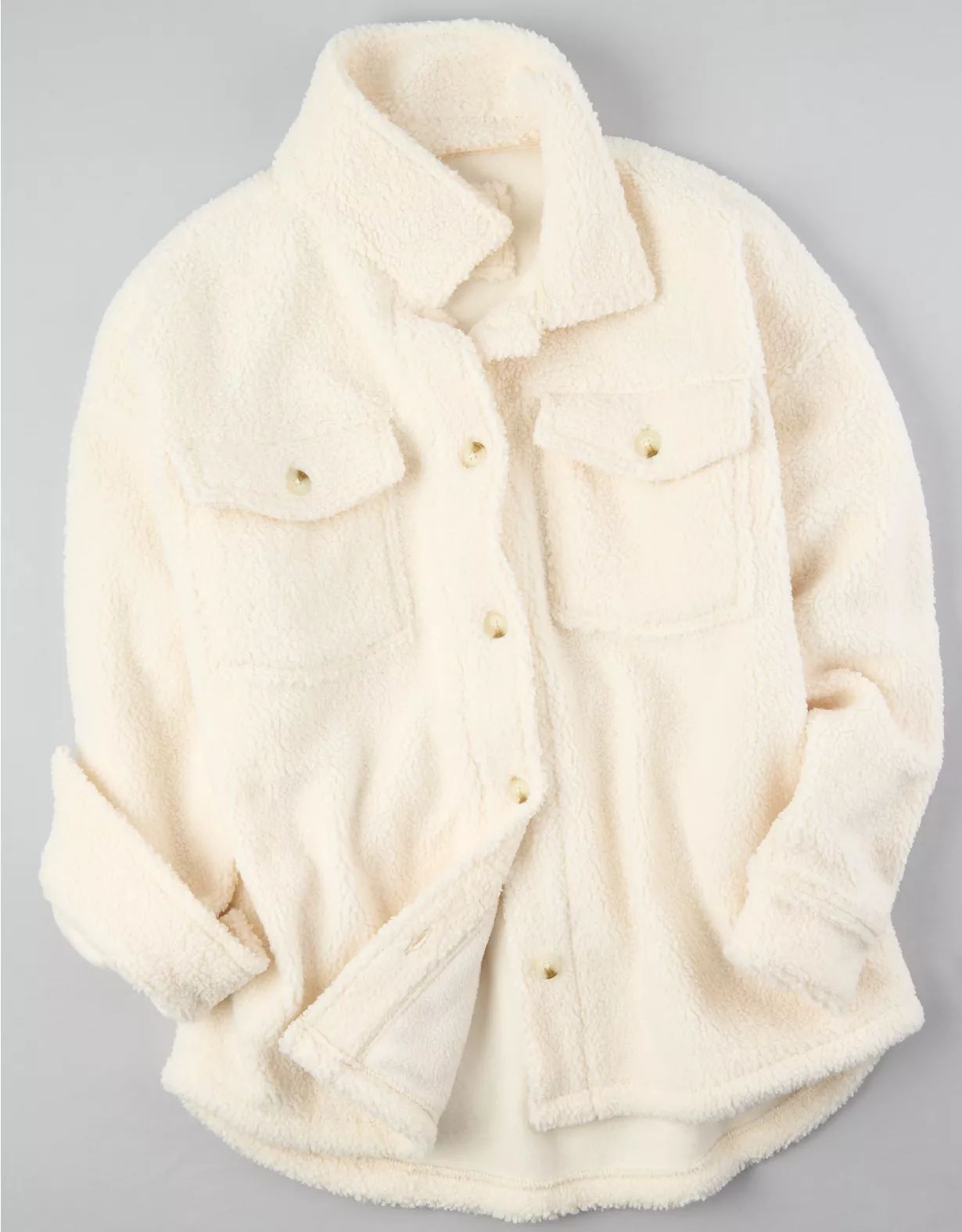 AE Sherpa Shacket | American Eagle Outfitters (US & CA)