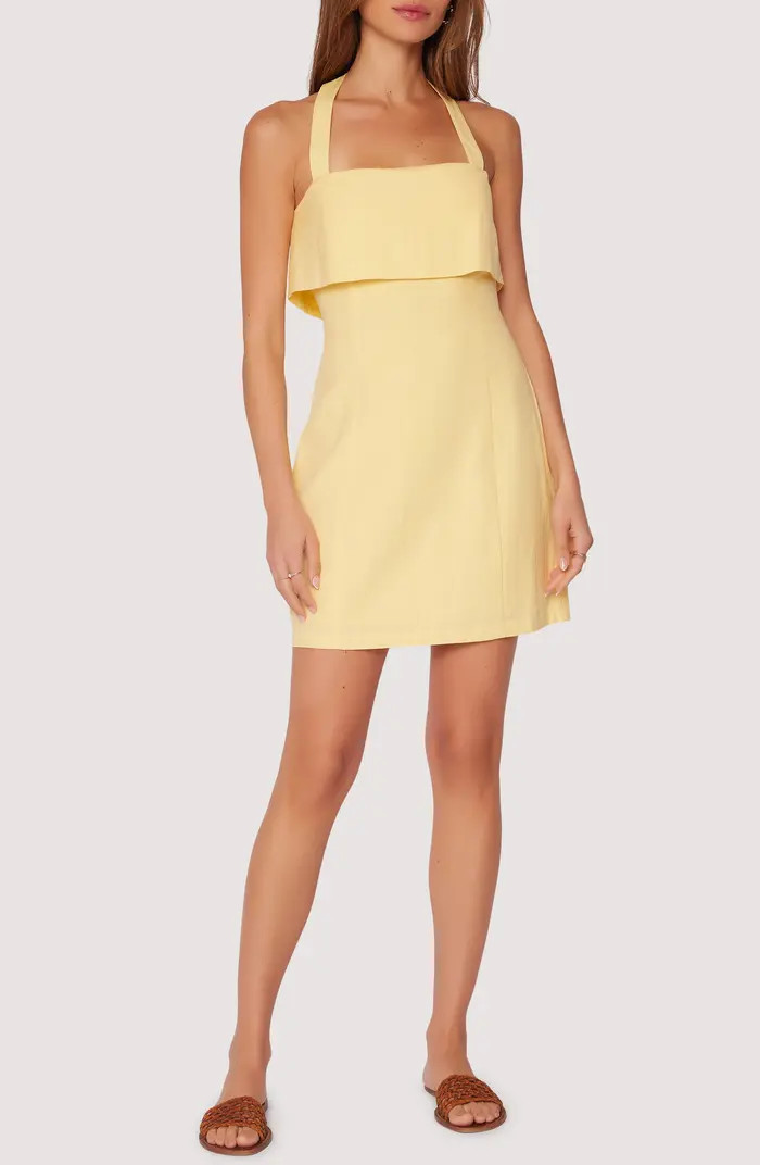 Lost + Wander Siren Coast Halter Minidress | Nordstrom | Nordstrom