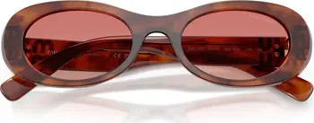 50mm Oval Sunglasses | Nordstrom