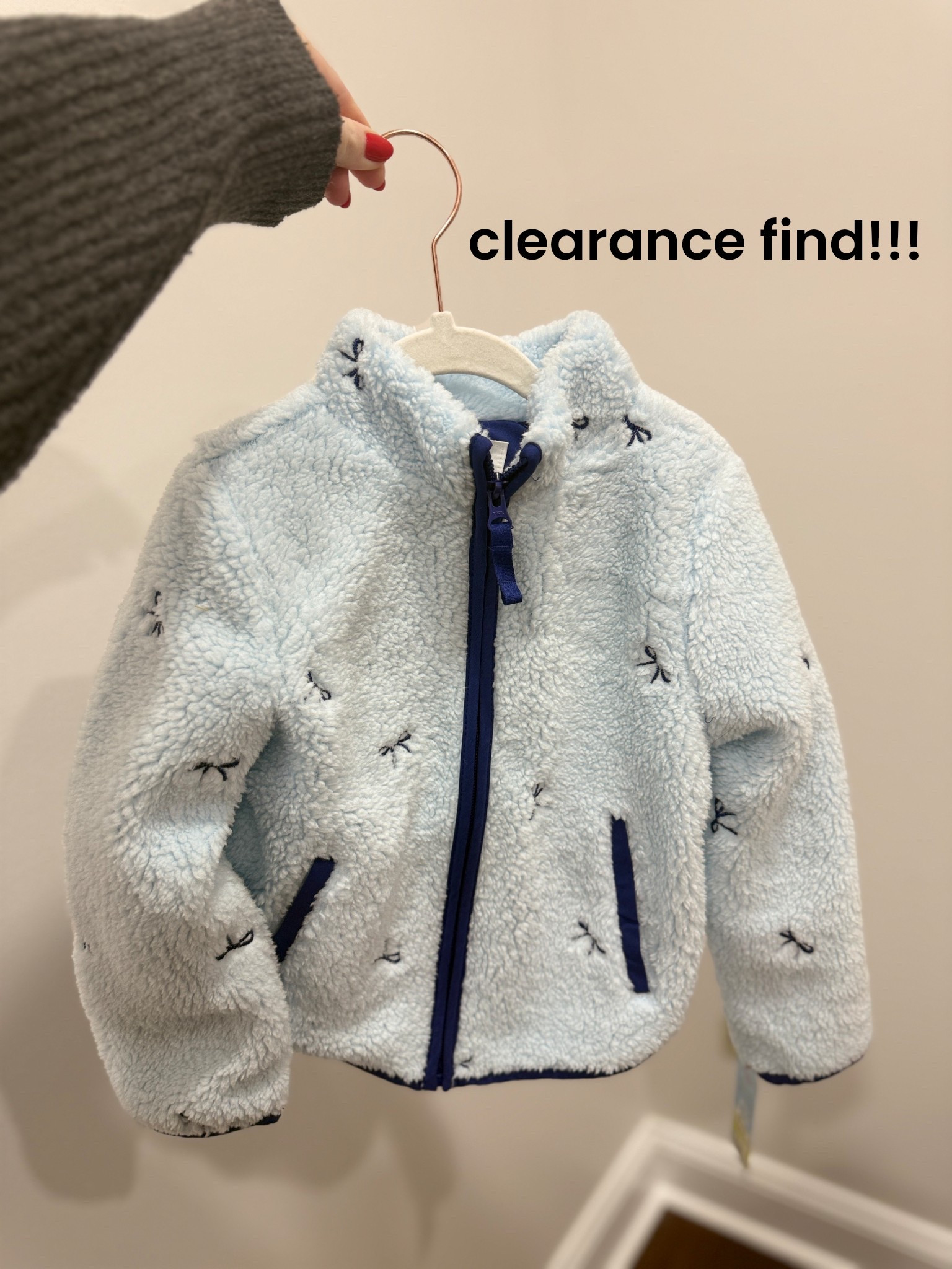 and a very cute clearance find at that - sized up for these for the girls! We love a little oversized sweater! 

#LTKKids #LTKSaleAlert