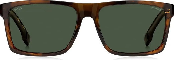 BOSS 59mm Polarized Rectangular Sunglasses | Nordstrom | Nordstrom