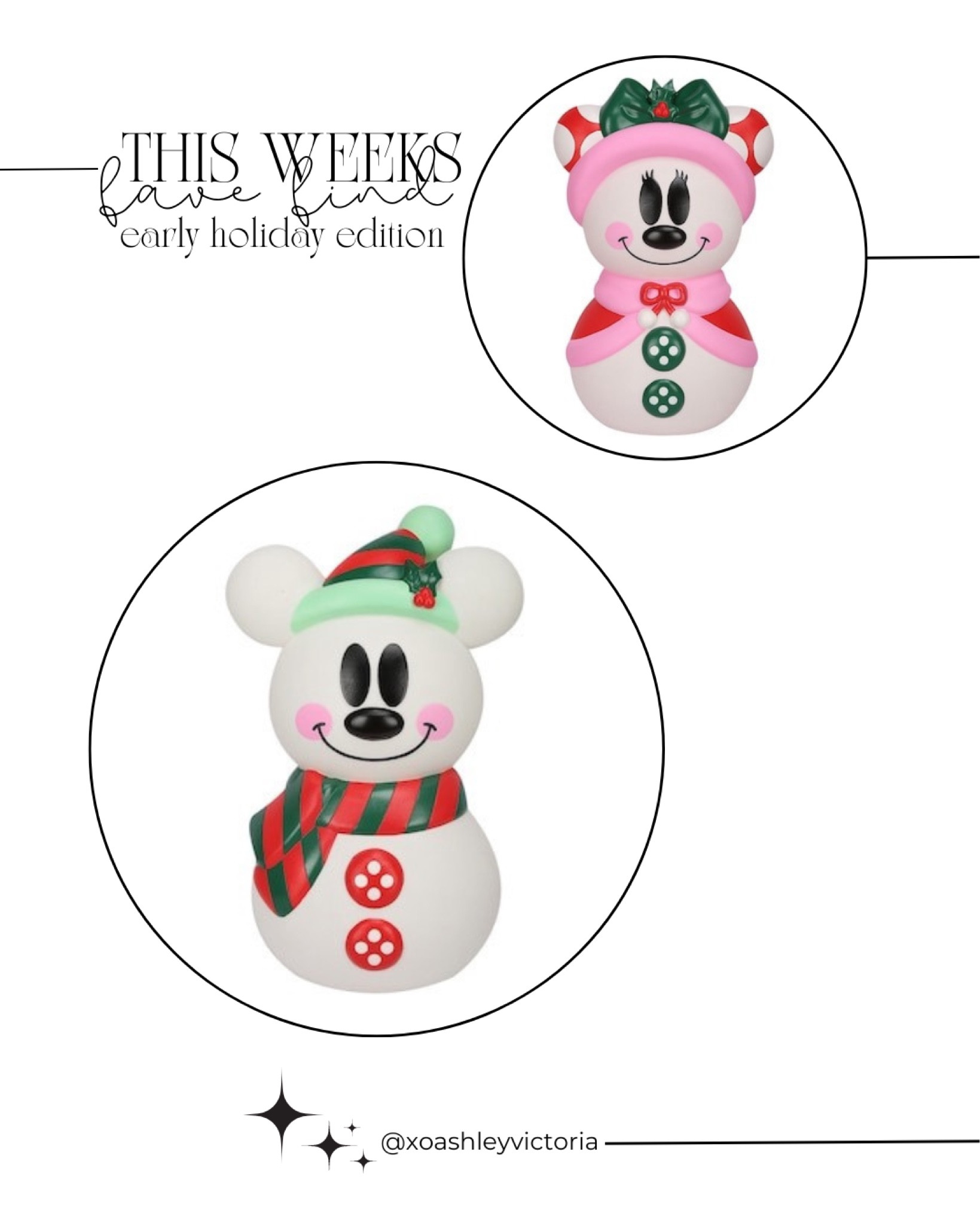 It might seem crazy but mid summer is the BEST time to shop for holiday decor. I’m calling it now, these Mickey and Minnie snowman blow molds will go viral and sell out this year!! 

#DisneyChristmas #ChristmasDecor #MickeyMouse #MinnieMouse

#LTKFindsUnder50 #LTKSeasonal #LTKHome