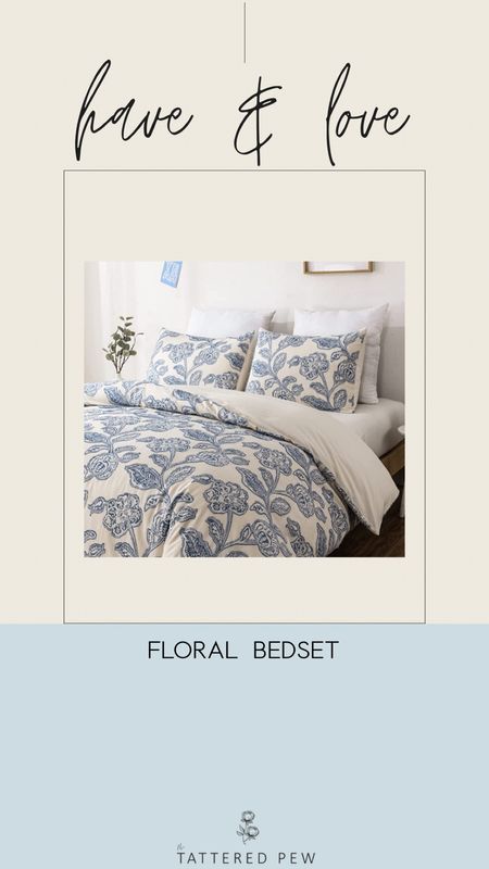 We absolutely love this blue and white floral duvet set! It's 100% cotton and super comfortable! 

#LTKFind #LTKhome #LTKSeasonal