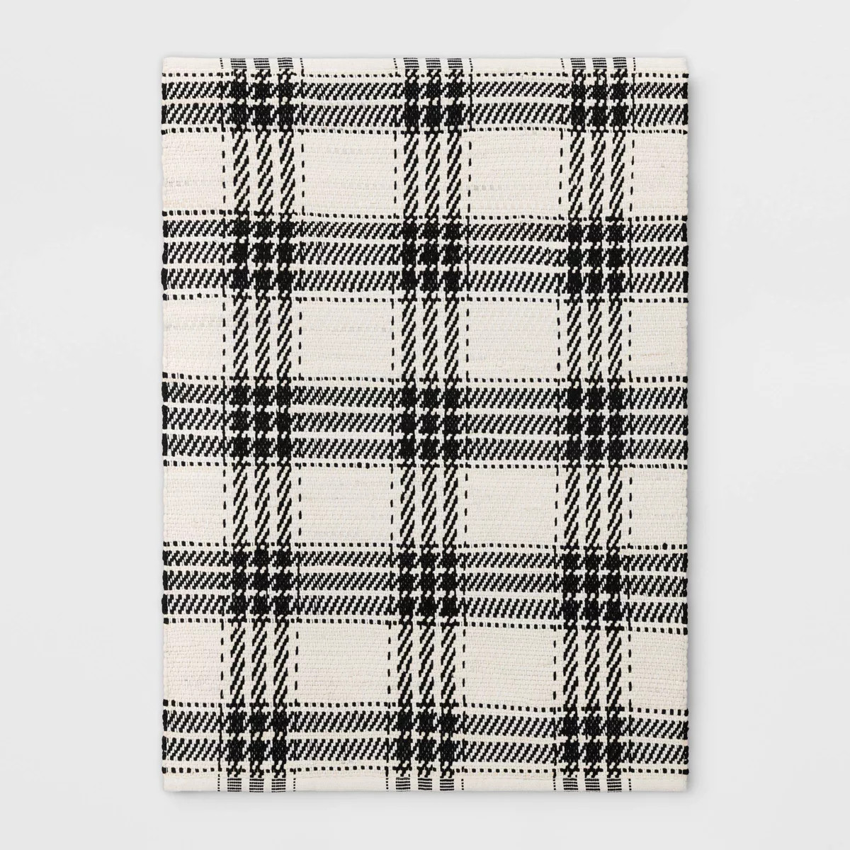 4'x5'6" Plaid Chindi Handwoven Area Rug - Room Essentials™ | Target
