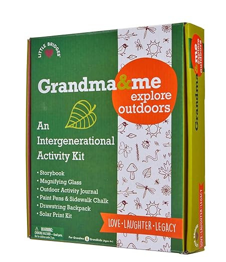 Grandma and Me: Explore Outdoors Activity Kit: (Gifts for Grandkids, Kids Activity Kits, Outdoor ... | Amazon (US)