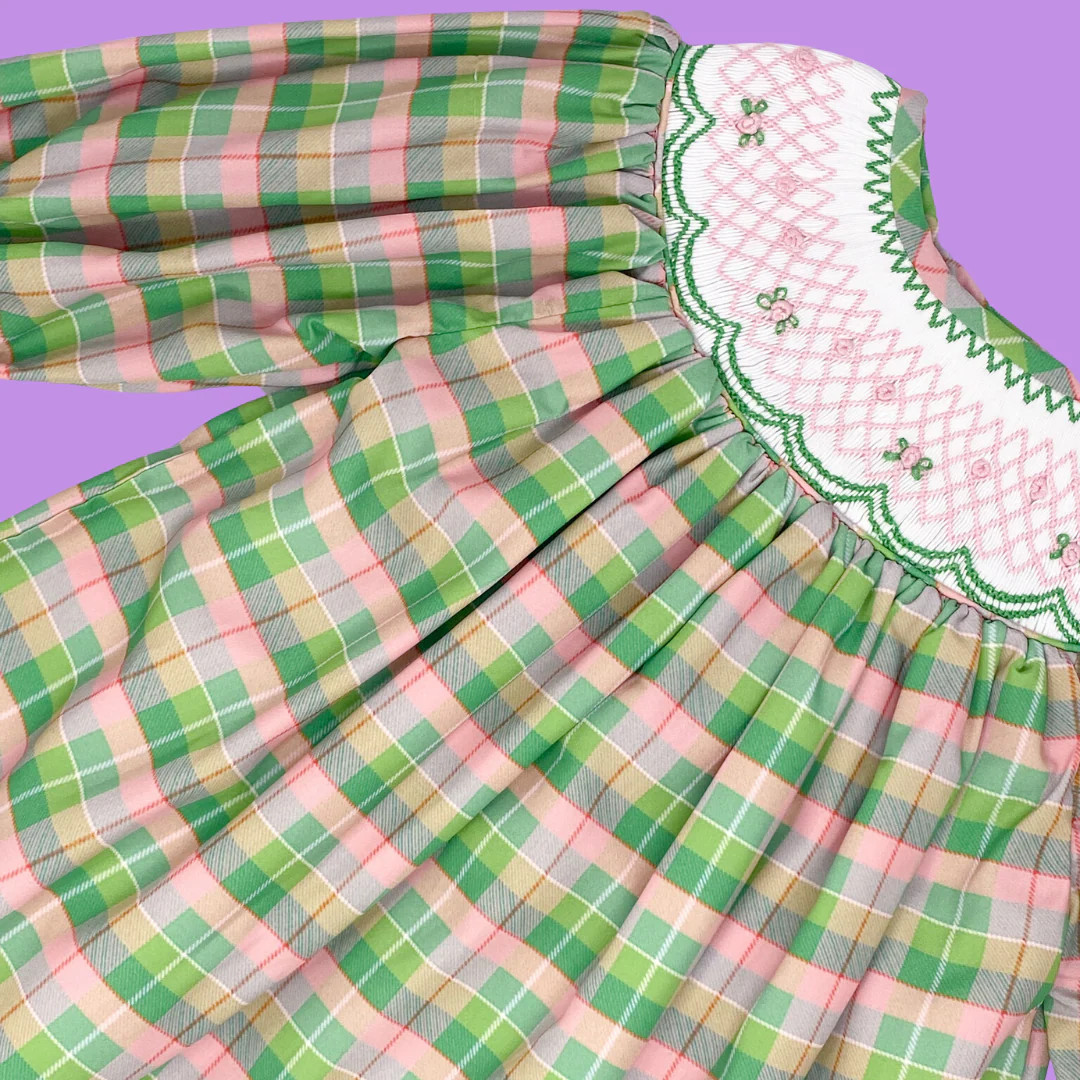 Festive Plaid Dress | Poppy Kids Co