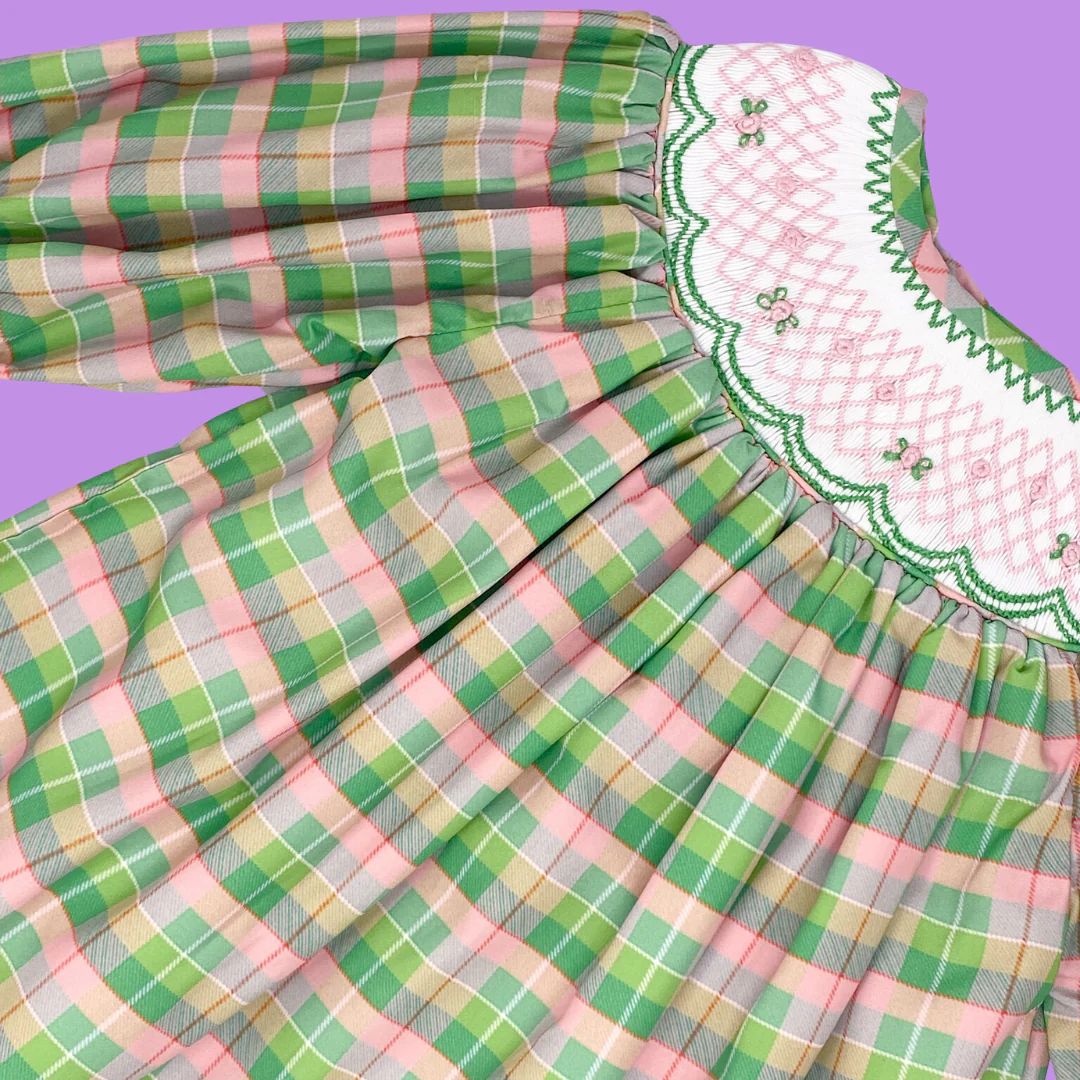 Festive Plaid Dress | Poppy Kids Co