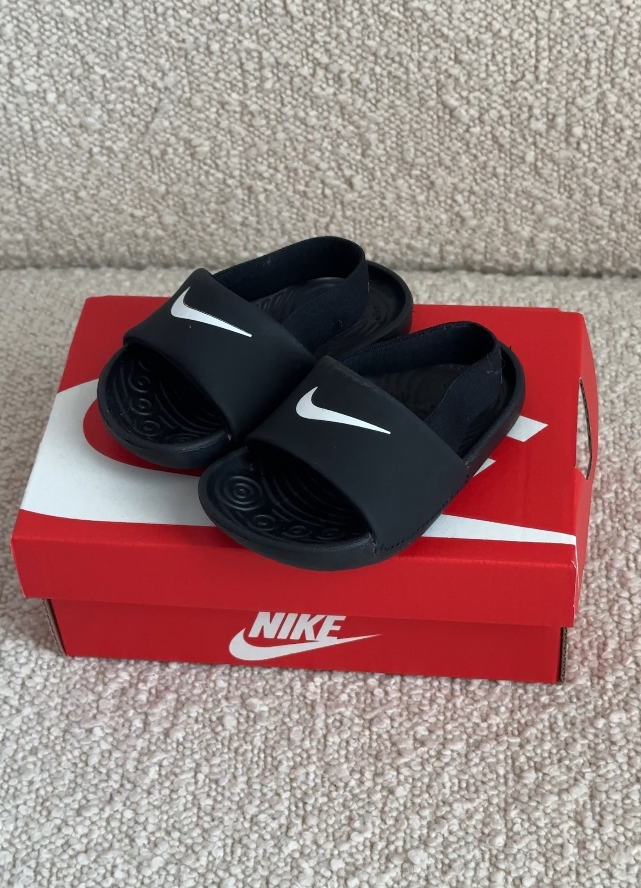 The perfect little sandal for my 8 month old! I am obsessed! #nike #babyshoes 

#LTKFindsUnder50 #LTKBaby #LTKKids