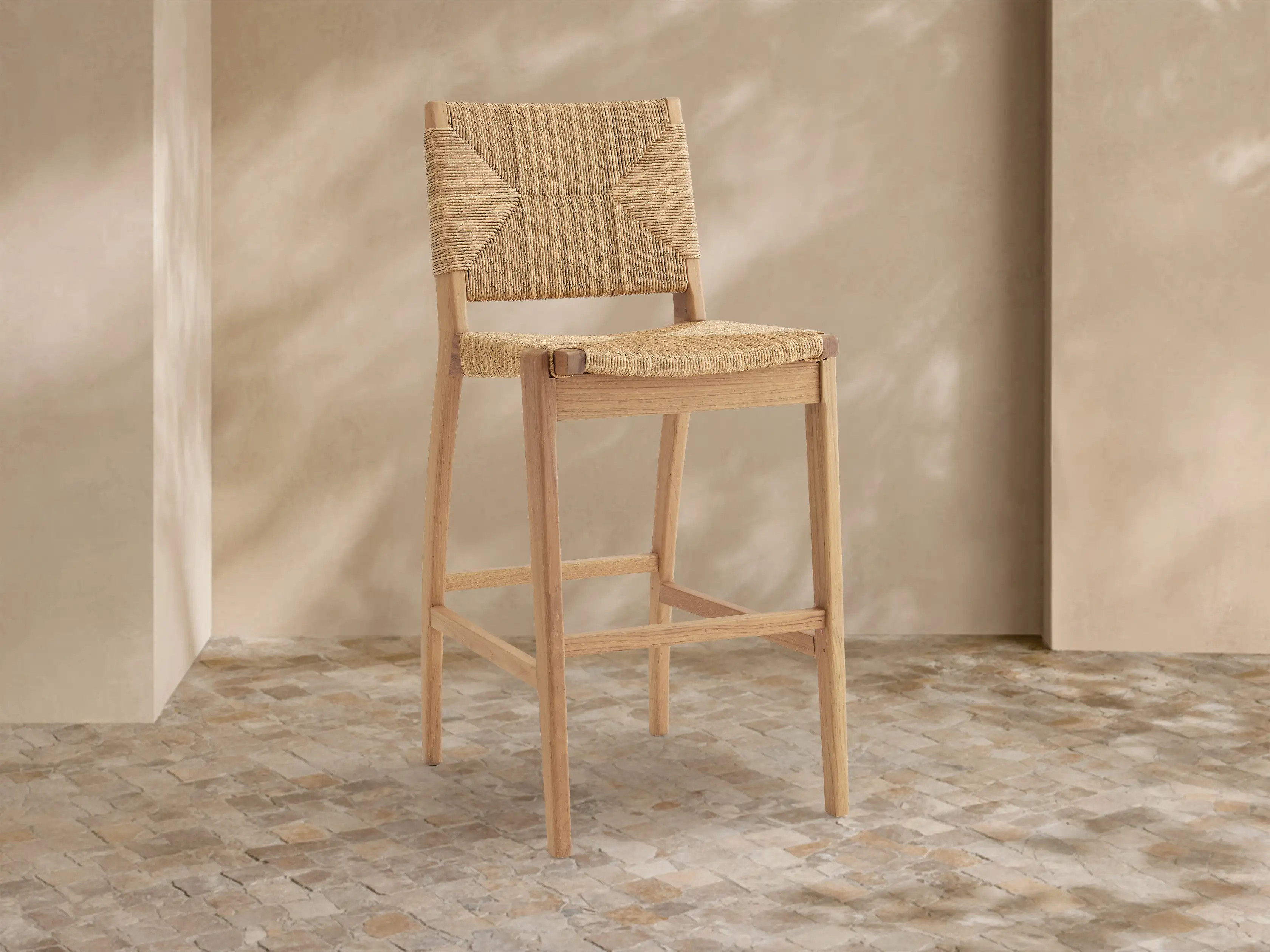 Mustique Outdoor Barstool | Arhaus