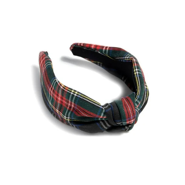 Shiraleah Knotted Plaid Headband, Black - Walmart.com | Walmart (US)