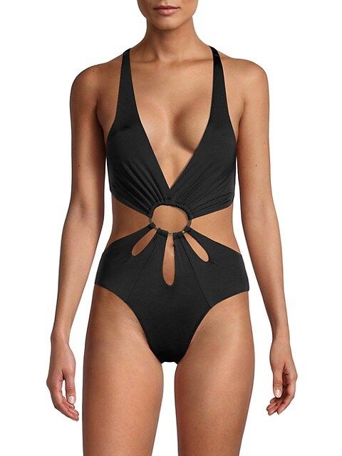 ​Plunge Cutout Monokini Swimsuit | Saks Fifth Avenue OFF 5TH