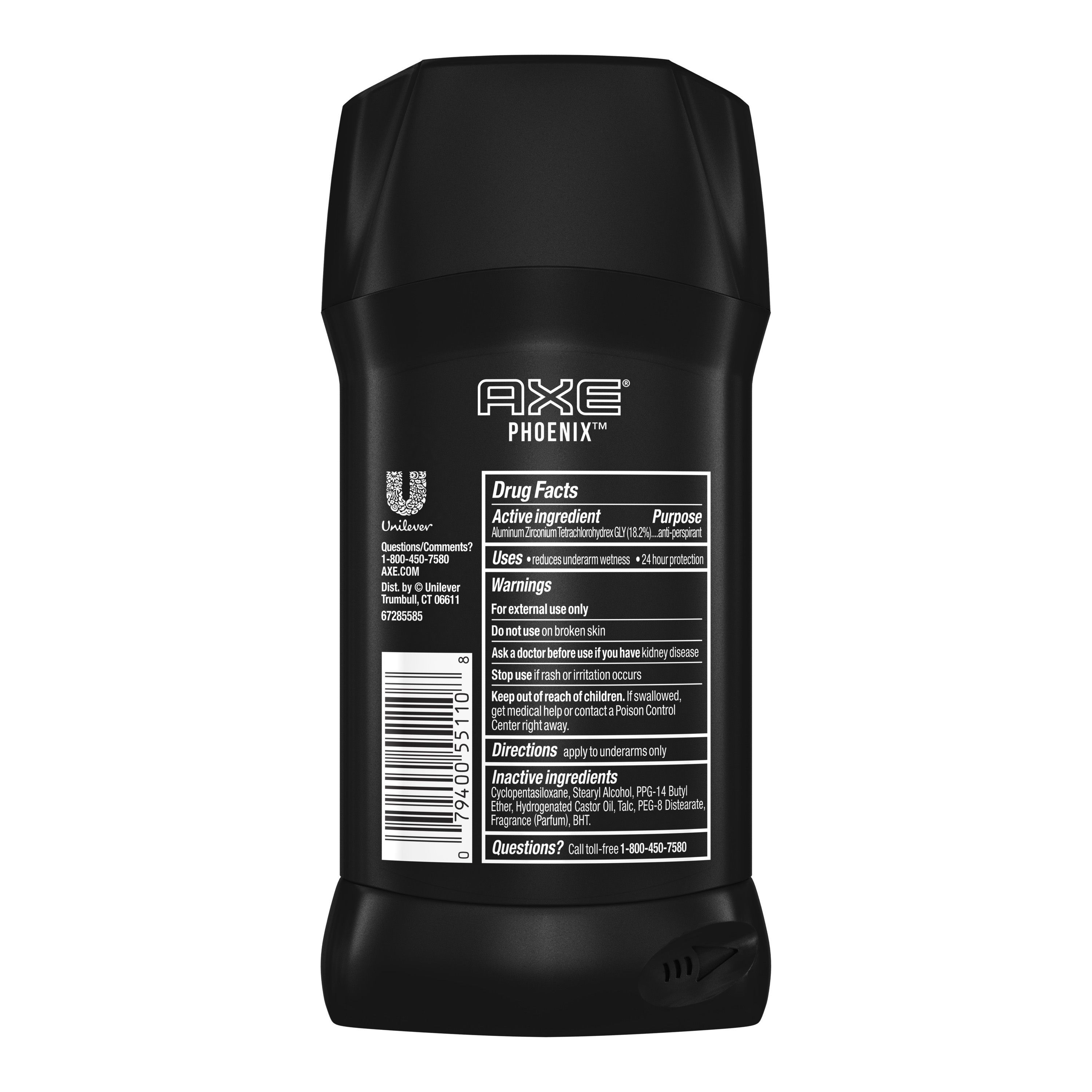 AXE Phoenix 48H Anti Sweat High Definition Scent Men's Antiperspirant Deodorant, 2.7 oz | Walmart (US)