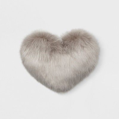 Faux Fur Oversized Heart Throw Pillow | Target