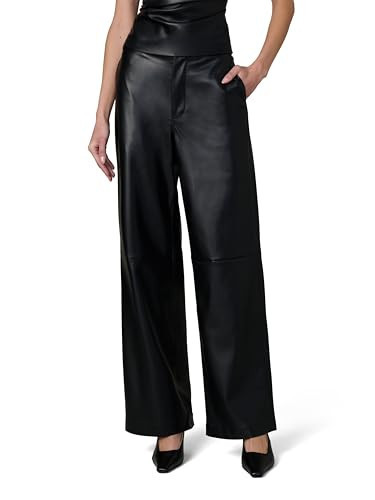 Joe's Jeans Women's The Vegan Leather Trouser, Black | Amazon (US)