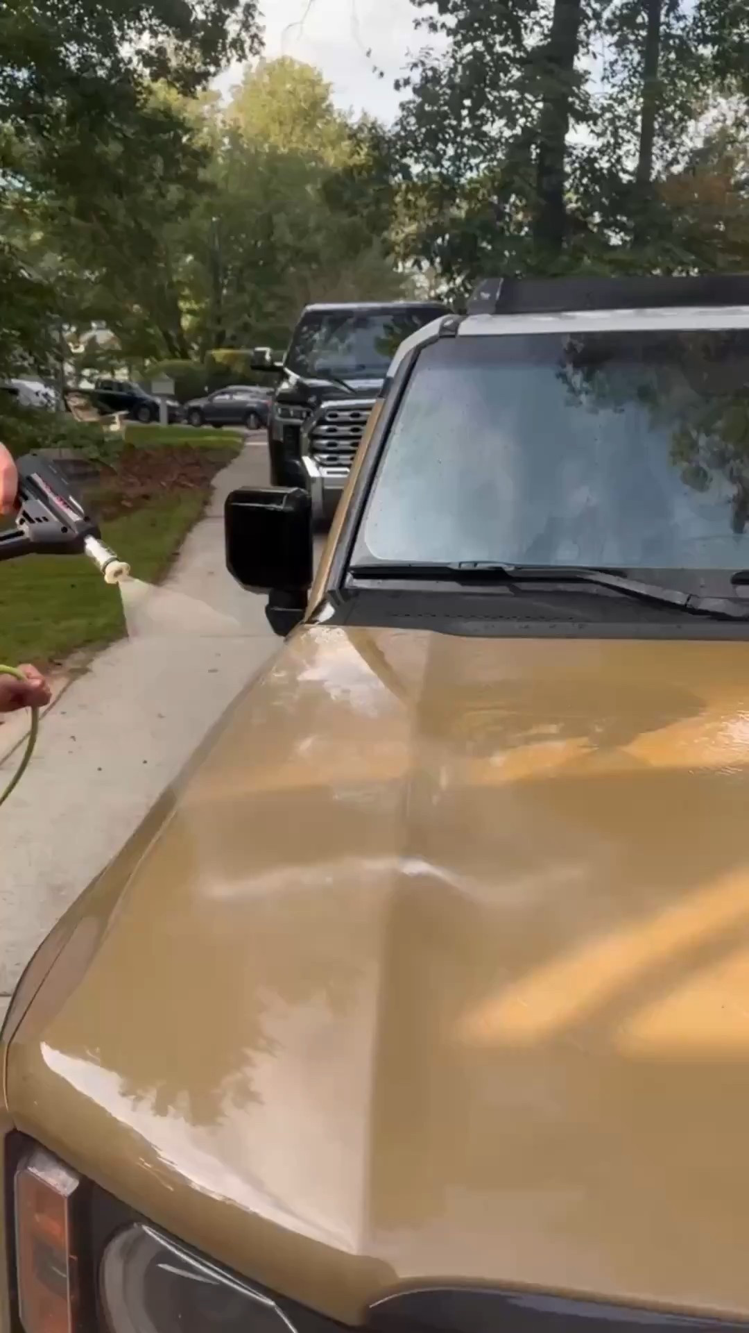 Saturday reset: cleaning up the ride 🚗💦 The combo of a powerful pressure washer, a durable garden hose, and this rugged SUV makes car washing easy and satisfying. Who else loves a DIY driveway wash? 🙌 #CarWashDay #HomeProjects #eanesinteriors



#LTKFindsUnder100 #LTKHome #LTKstorytime