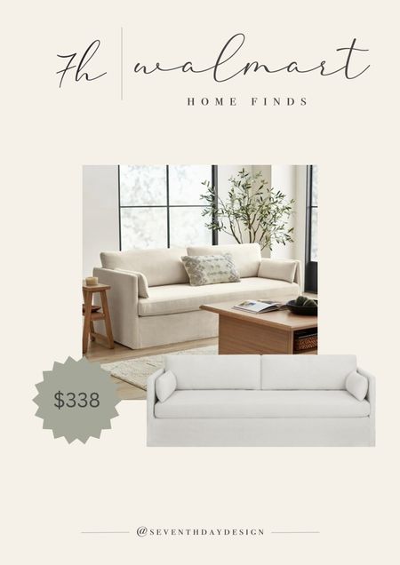 Walmart couch on major sale! 🎉 

Walmart furniture, Walmart couch, Walmart finds, affordable sofa 

#LTKstyletip #LTKsalealert #LTKhome