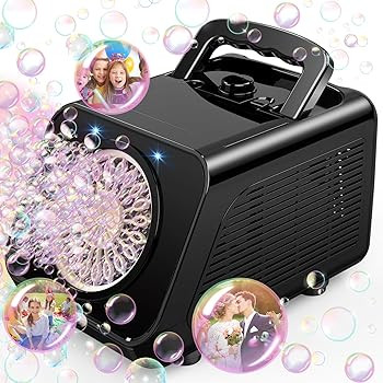 Amazon.com: Bubble Machine, Automatic Bubble Blower with 20000+ Bubbles Per Minute, Portable Bubb... | Amazon (US)