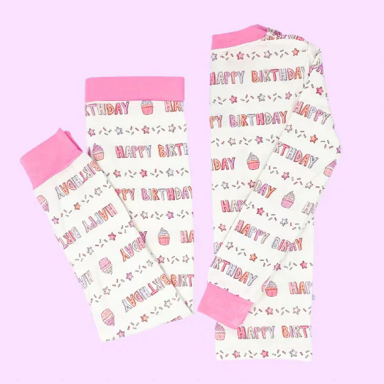 Pink Cupcake PJ Set | Poppy Kids Co