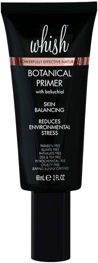 Whish Botanical Primer with Bakuchiol - Minimizes Pores, Wrinkles & Evens Skin Tone With Natural ... | Amazon (US)