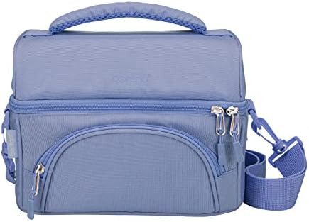 Bentgo\u00ae Deluxe Lunch Bag - Durable and Insulated Lunch Tote with Zippered Outer Pocket, Inte... | Amazon (US)