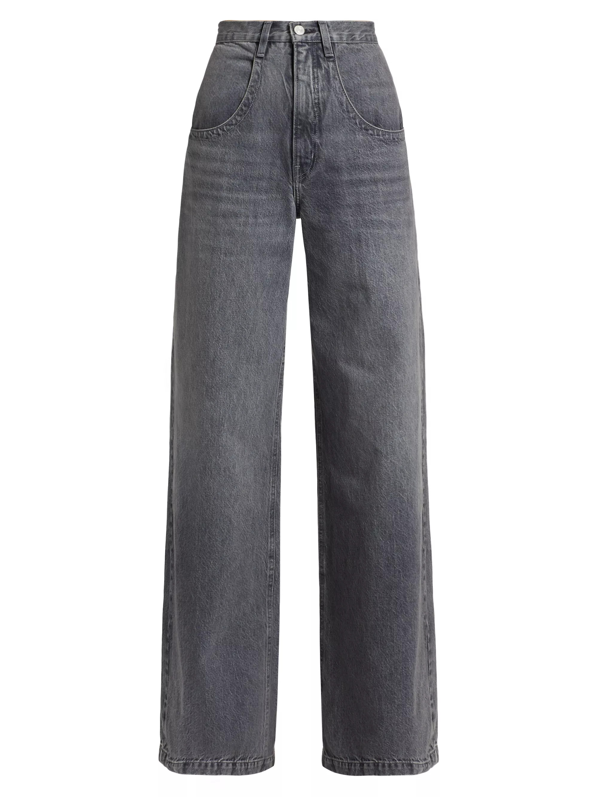 The Skater Denim Wide-Leg Jeans | Saks Fifth Avenue