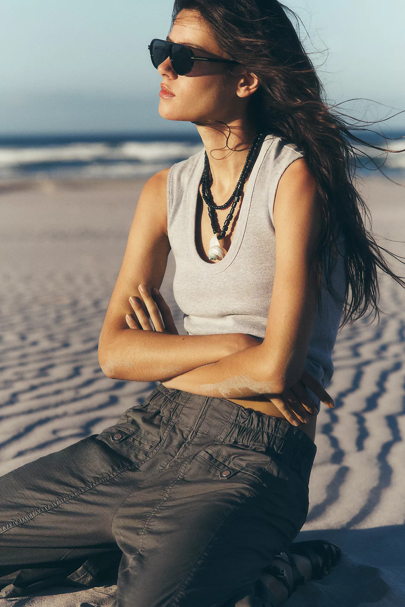 By Anthropologie Scoop-Neck Muscle Tank | Anthropologie (US)