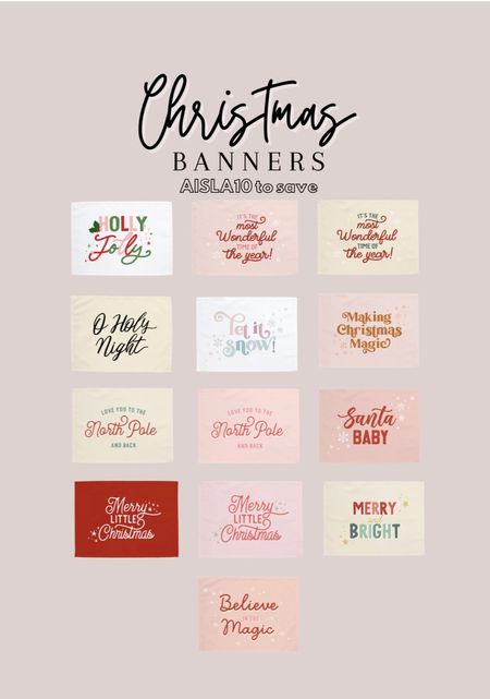 Christmas banner hunny prints 

#LTKHoliday #LTKSeasonal #LTKGiftGuide