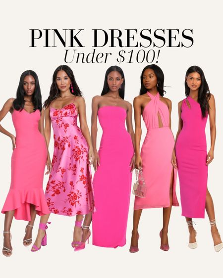Pink dresses under $100! Wedding guest dresses, spring dress, pink dress

#pinkdress #weddingguestdress #springdress #barbiecore #under100

#LTKunder100 #LTKwedding #LTKstyletip