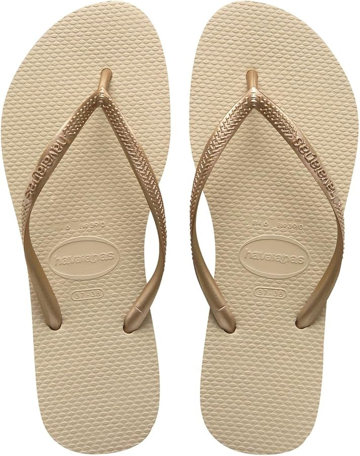 Havaianas - Slim, Stylische, Robuste und Vielseitige Badelatschen f\u00fcr Frauen mit Texturierte... | Amazon (UK)