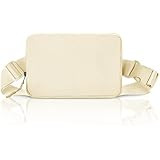 Amazon.com | ODODOS Fleece Mini Belt Bag with Adjustable Strap, Sherpa Small Waist Pouch Fanny Pa... | Amazon (US)