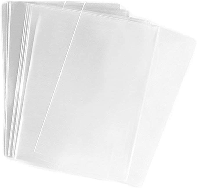 FgfAk 200 Pcs 5x7 Inches Clear Flat Cello/Cellophane Treat Bags Good for Pastry,Bakery,Cookie,Can... | Amazon (US)