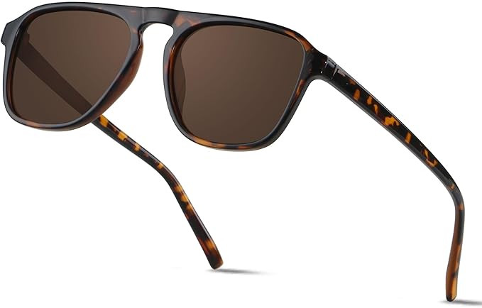 ANDWOOD Square Aviator Sunglasses Polarized Mens Womens UV Protection Sun glasses | Amazon (US)