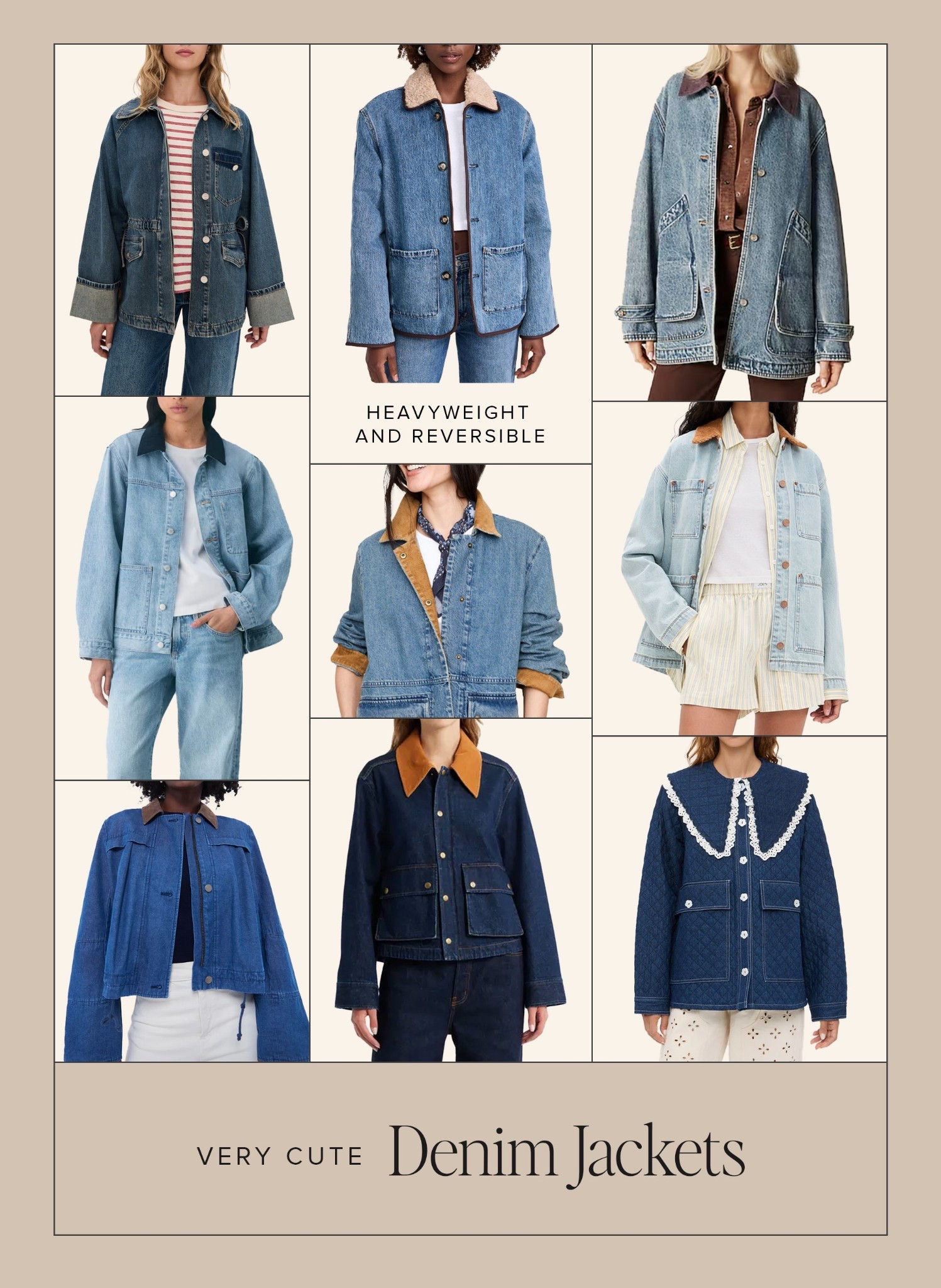 cuuute denim jackets

#LTKStyleTip #LTKSeasonal #LTKPetite