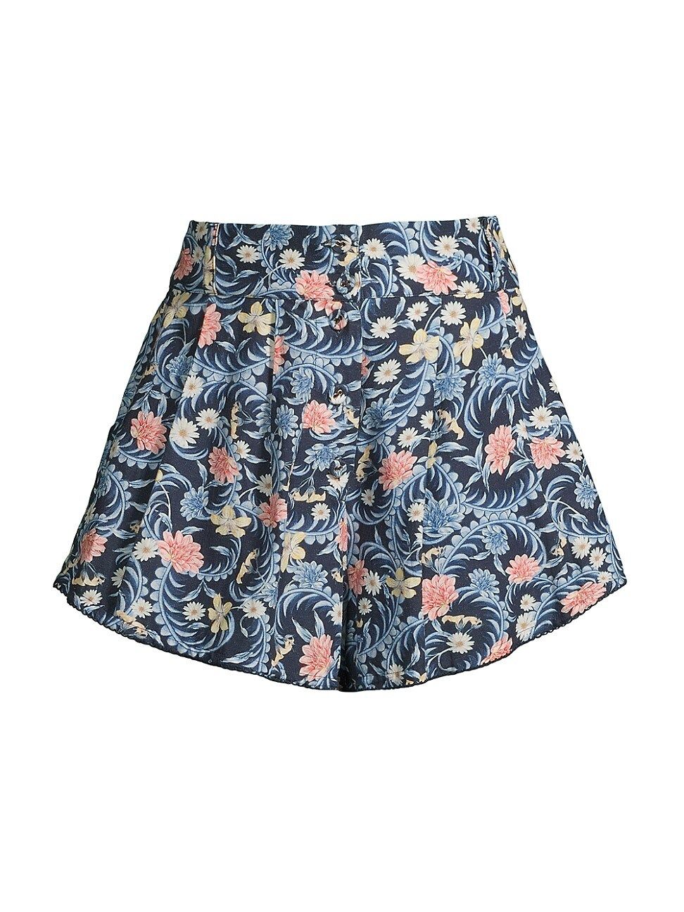 Women's Nalia Floral Wide-Leg Shorts - Size Small - Linen - Size Small | Saks Fifth Avenue