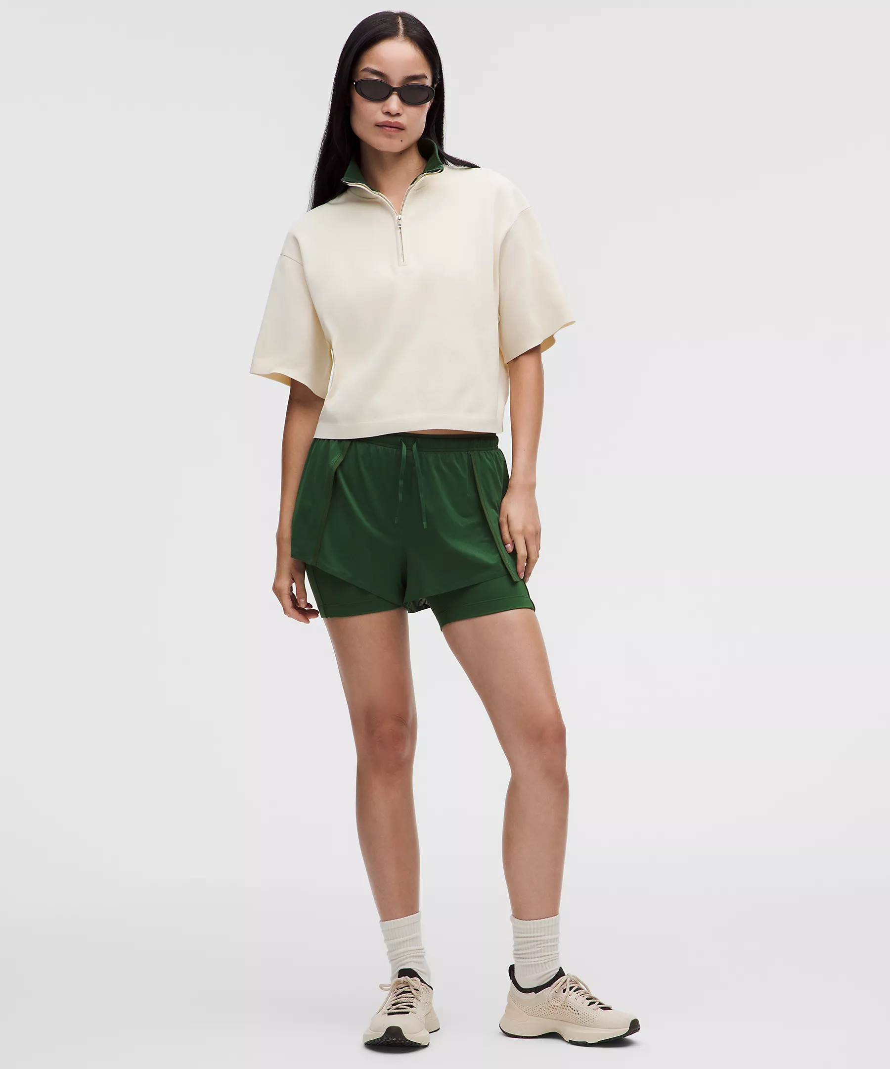 Structured Knit Half-Zip Short-Sleeve Shirt | Lululemon (US)