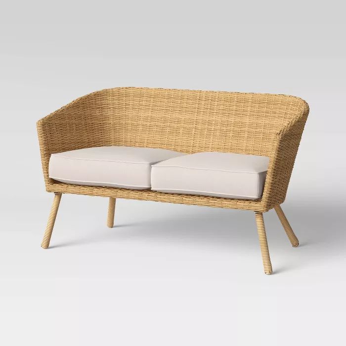 Eliot Closed Weave Patio Loveseat - Threshold™ | Target