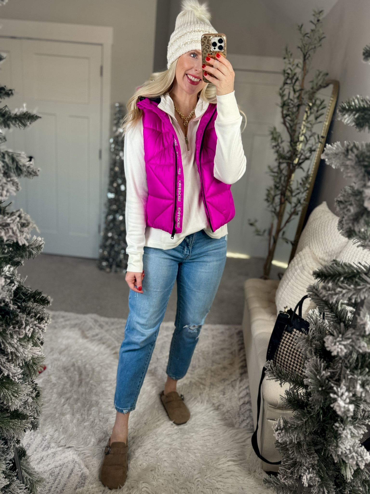 Daily try on, Walmart outfit, Walmart fashion, Walmart try on, puffer vest

#LTKSeasonal #LTKfindsunder50