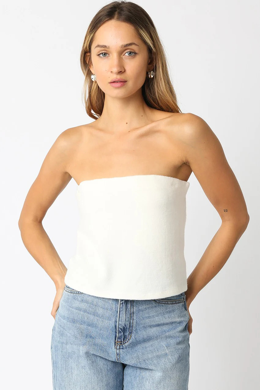 Tube Top - White S | amandenimes