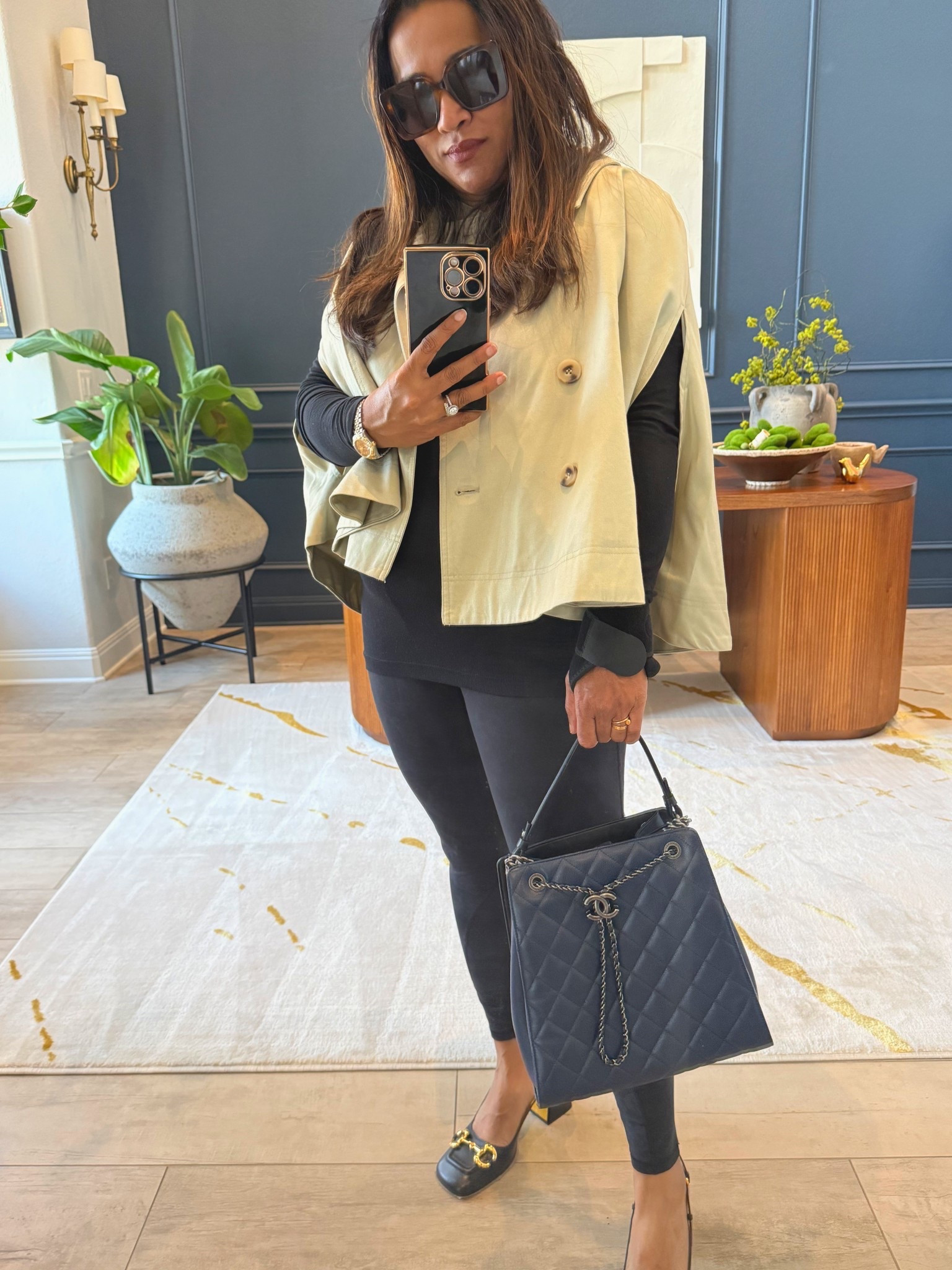 Love the cape trench.. 

#LTKSeasonal #LTKover40 #LTKstyletip