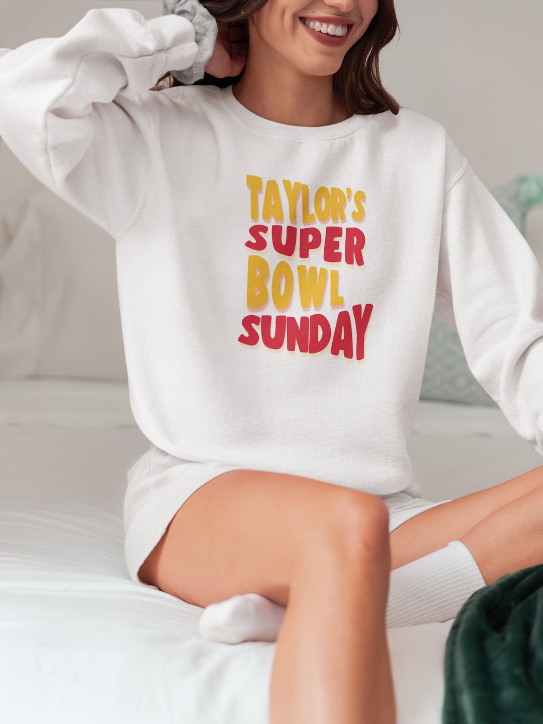 Taylor Super Bowl Sweatshirt Swift Super Bowl Chiefs Kelce Superbowl Sweater Swiftie Sweatshirt T... | Etsy (US)