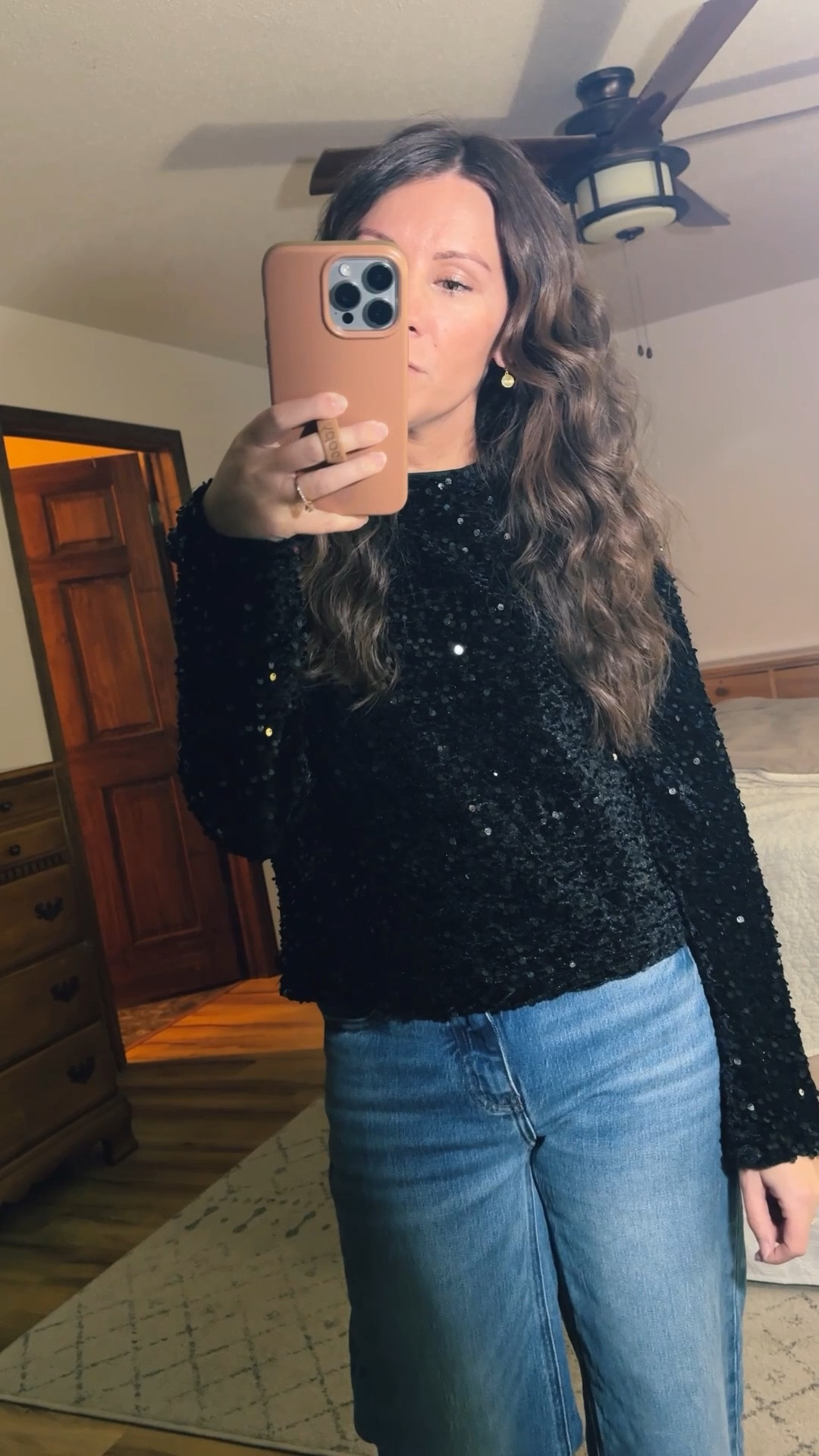 My sequin top and boots are older so I linked similar!

My jeans are size 24 with a 26” inseam and linked my jewelry! 

#LTKPetite #LTKHoliday #LTKFindsUnder100