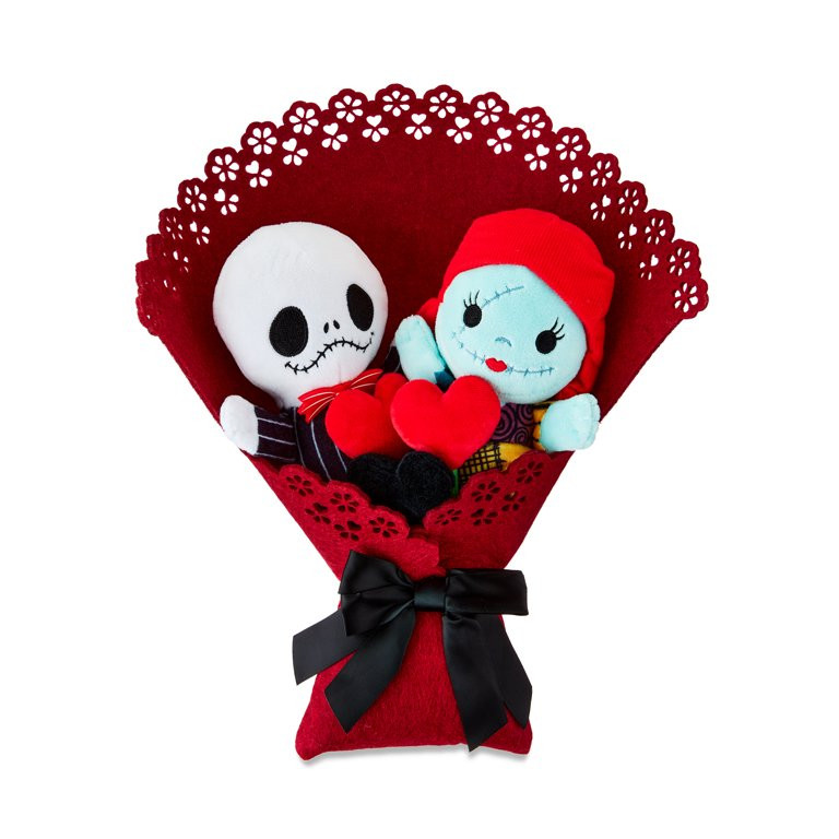 Disney Tim Burton's The Nightmare Before Christmas Valentine 13.5-inch Medium Plush Bouquet - Wal... | Walmart (US)