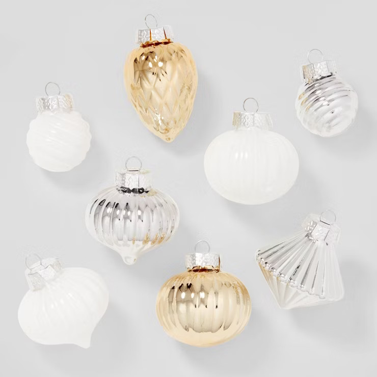 8ct Glass Christmas Tree Ornament Set - Wondershop™ | Target