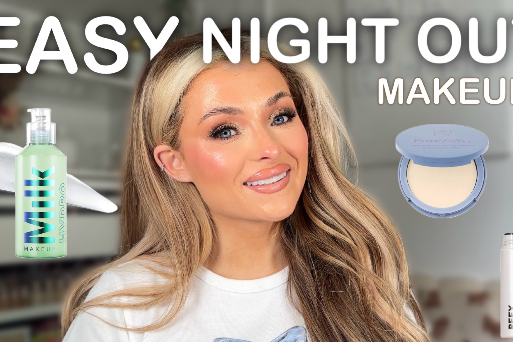 Easy night out makeup, YouTube video 