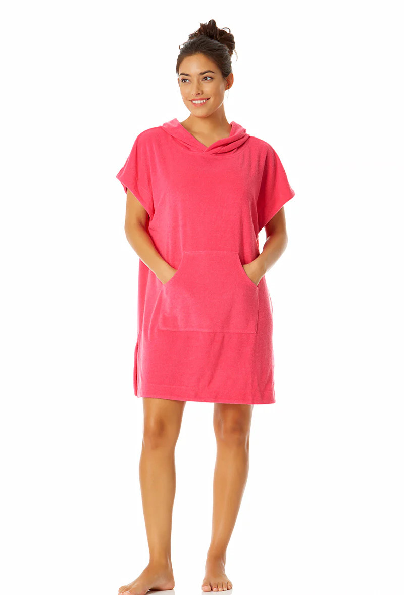 Anne Cole - Women's Terry Cloth Hoodie Swimsuit Cover Up | Anne Cole